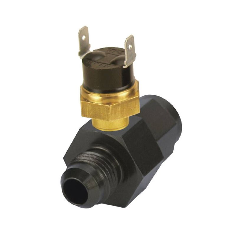 Derale In-Line Fan Control Thermostat Premium 190 Degree -6AN fittings 35025