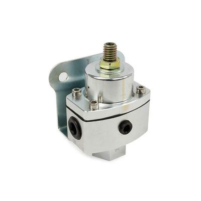 Fuel Pressure Regulator Clear Anodised Aluminium 5-12 Psi 3/8 Fuel Pressure Regulator Clear Anodised Aluminium 5-12 Psi 3/8" Npt Ports
