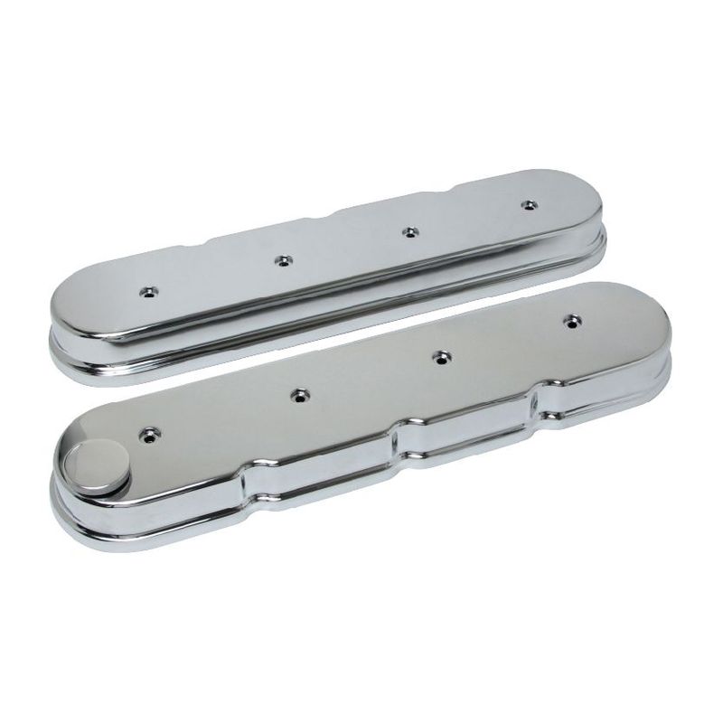 Valve Rocker Covers Alloy Chevrolet LS Polished without Coil Mounts-pair
