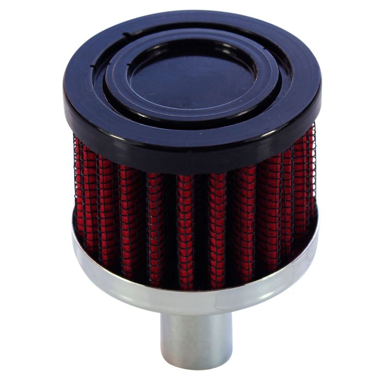 Vent Tube Breather Crankcase  5/8"(16mm) Black Top Blk Element