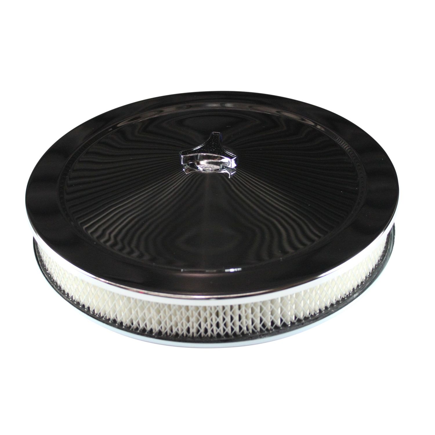 Chrome Air Filter/Air Cleaner 14 Chrome Air Filter/Air Cleaner 14" x 2" Holley or Holden Quadrajet Base Paper Element