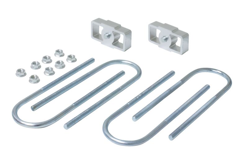 Lowering Block Kit 1 Lowering Block Kit 1" (25mm), 13mm Top 16mm Bottom Locating Pins, 75mmx12mm Ubolts - Holden Rodeo, Nissan 620/720 Ute/Nivara D21/Pickup D21