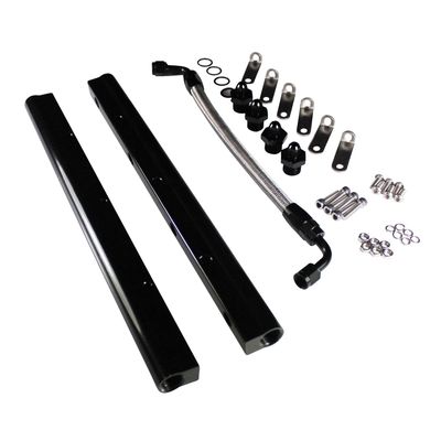 Fuel Rail Kit LS1/LS2/LS6 Chevrolet V8 Billet Aluminum High Performance Black Fuel Rail Kit LS1/LS2/LS6 Chevrolet V8 Billet Aluminum High Performance Black