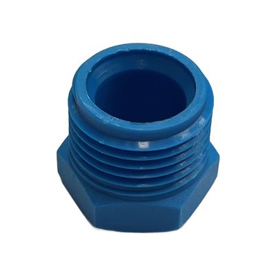 Nylon Plastic External Hex Plug 1/2" (21mm) Male BSP Thread