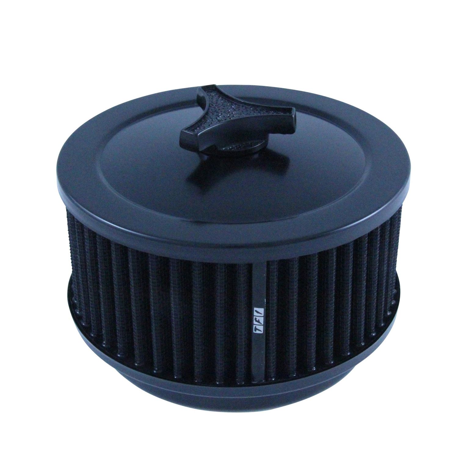 Black Air Cleaner 6-3/8" Wide x 3" Tall Suit 5-1/8" Holley Carburettor