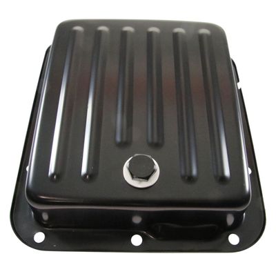 Transmission Pan Ford C4 OEM 2-3/8" Depth Black Steel Finned Pan Fill