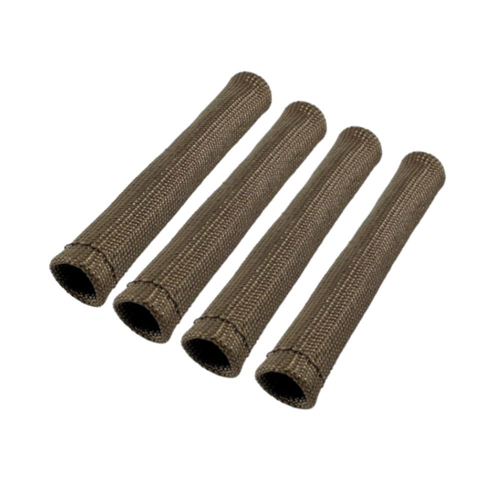 Lava Race Spark Plug Boot Shield 1" ID bends 90 Degree - 4Pk