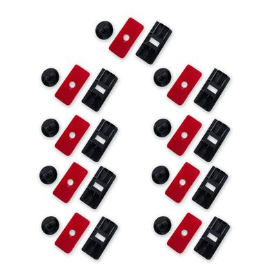 Aunger Louvre Fitting Kit Rear Louvre Mounting Clips set of 9 (LAT9)