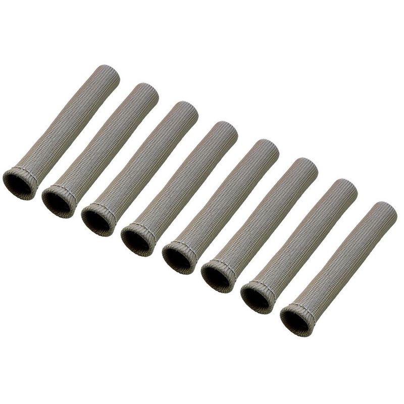 Spark Plug Heat Shield Insulation Boot Fawn Set 8 Universal 1"Id bends to 90 Degree