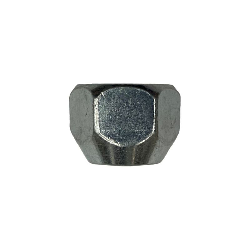 Single Tapered Zinc Plated Wheel Nut (Open Ended) 7/16" UNF Thread, 19mm Hex