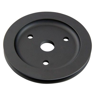 Pulley Crankshaft Single Groove Swp Black Alloy Small Block Chevrolet 265-400