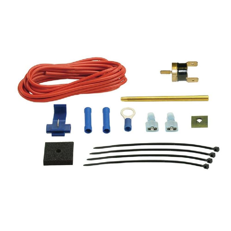 Derale Push In Fan Switch kit 180 Degree 15Amp Max Capacity 18738 Derale Push In Fan Switch kit 180 Degree 15Amp Max Capacity 18738