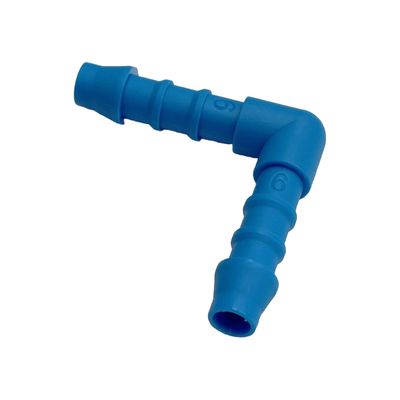 Nylon Plastic Male Elbow Joiner 1/4 Nylon Plastic Male Elbow Joiner 1/4" (6.3mm) Barbed Hose Tube Ends