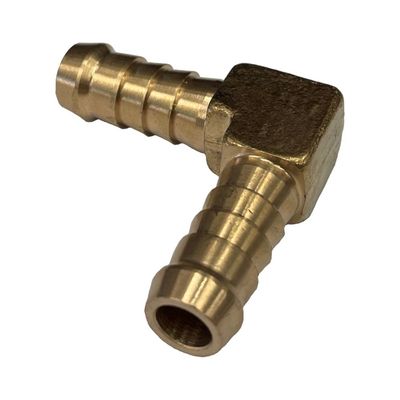 Brass Male Elbow Joiner 3/8" (9.5mm) Barbed Hose Tube Ends