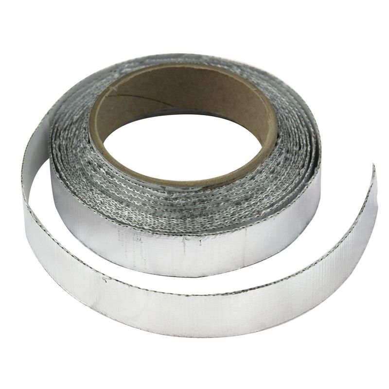 Aluminium Fibreglass Adhesive Tape 50mm x 4.5m Rated 590'C