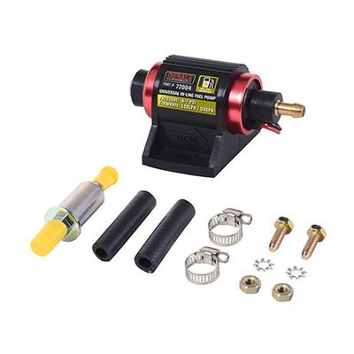 Derale Universal Fuel Pump (E85/E100/M100/Racing Fuel) 130LPH 4-7 PSI 72004 Derale Universal Fuel Pump (E85/E100/M100/Racing Fuel) 130LPH 4-7 PSI 72004