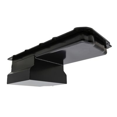 Oil Pan Sump Chevrolet Small Block LS Engine 6" Deep Baffled Trap Door Black