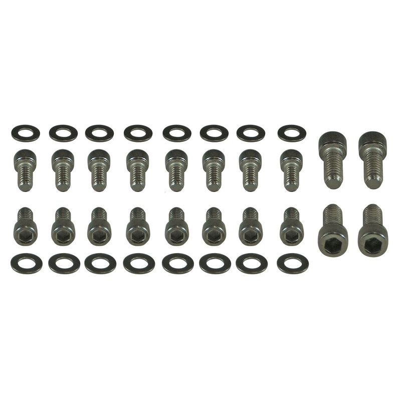 Oil Pan Bolt Kit Holden V8 253-308 Chrome Socket Head with Washers