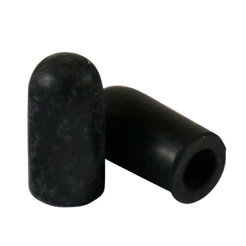 Rubber Block Off Blank Plug 1/4" ID - Pack 2