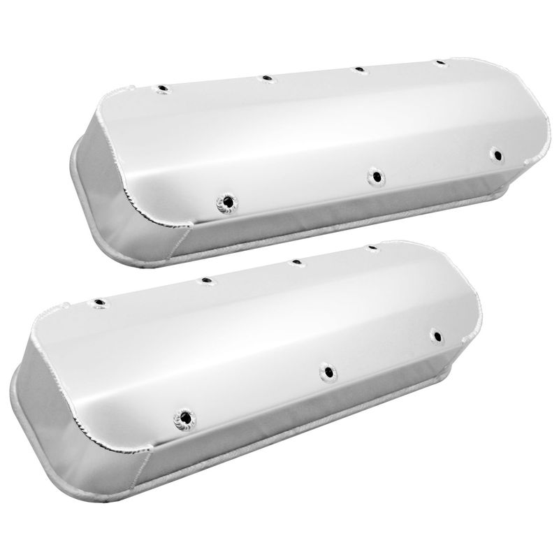 Valve Rocker Covers Fabricated Chevrolet BB 396-502 Tall Aluminium Anodised with Rails