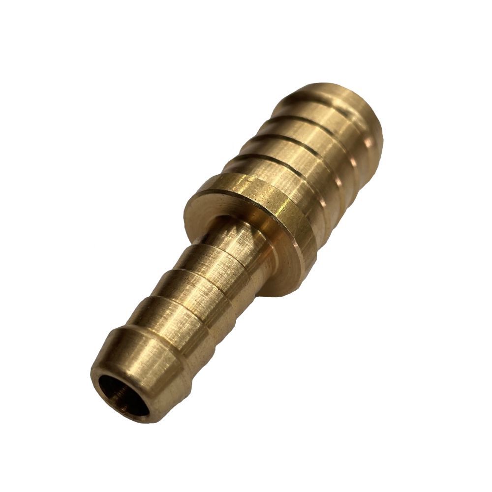 Brass Straight Reducing Joiner 3/8" (9.5mm) to 1/2" (12.7mm) Hose Tube Ends