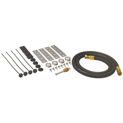 Derale Deluxe Transmission Installation Cooler Mount Kit -6AN Fittings 13065