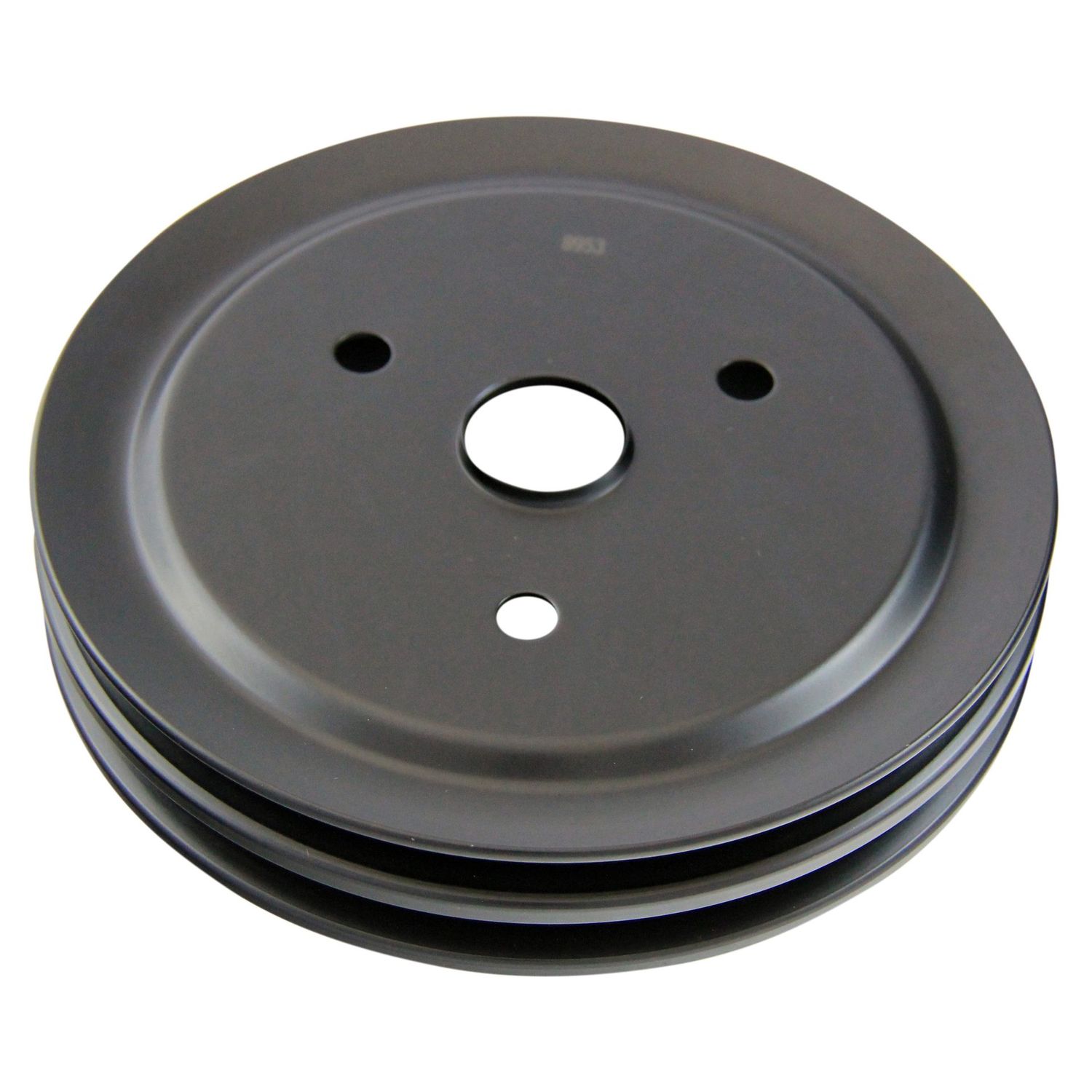 Pulley Crankshaft Double Groove Swp Black Steel Small Block Chevrolet 265-400