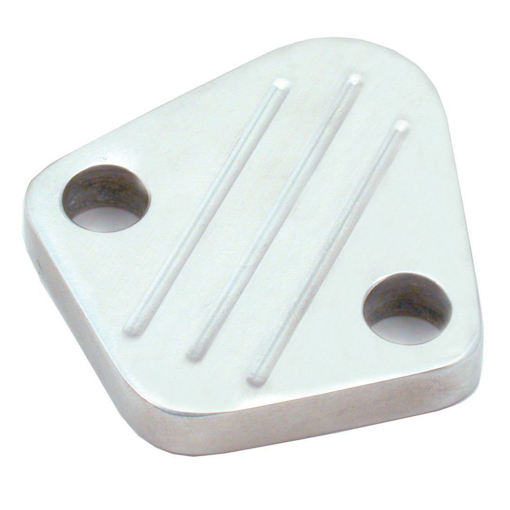 Fuel Pump Block Off Plate Holden 6 149-161-179-186-202 Billet Alloy