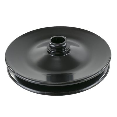 Pulley GM/Ford Power Steering Pump Single Groove Black Steel 3/4" Shaft