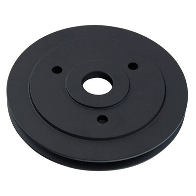 Pulley Crankshaft Single Groove Swp Black Alloy Big Block Chevrolet 396-454