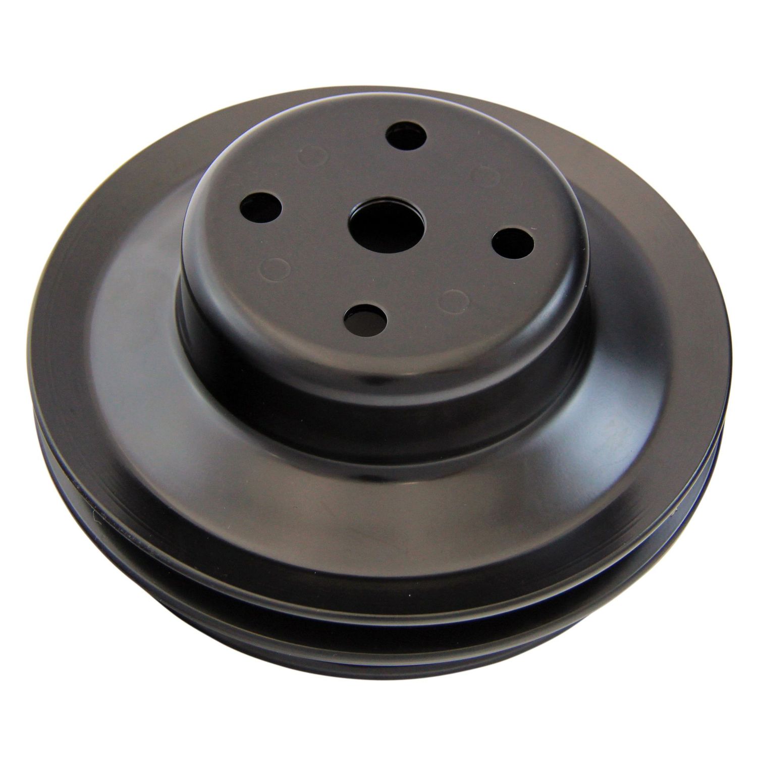 Pulley Water Pump Double Groove Lwp Black Steel Big Block Chevrolet 396-454