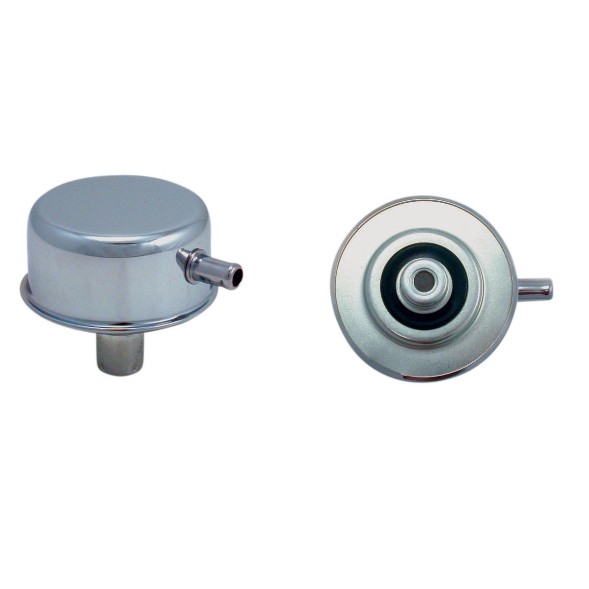 Valve Rocker Cover Breather Cap Push In 3/4"(19mm) Neck with inbuilt Pcv Chromed Steel