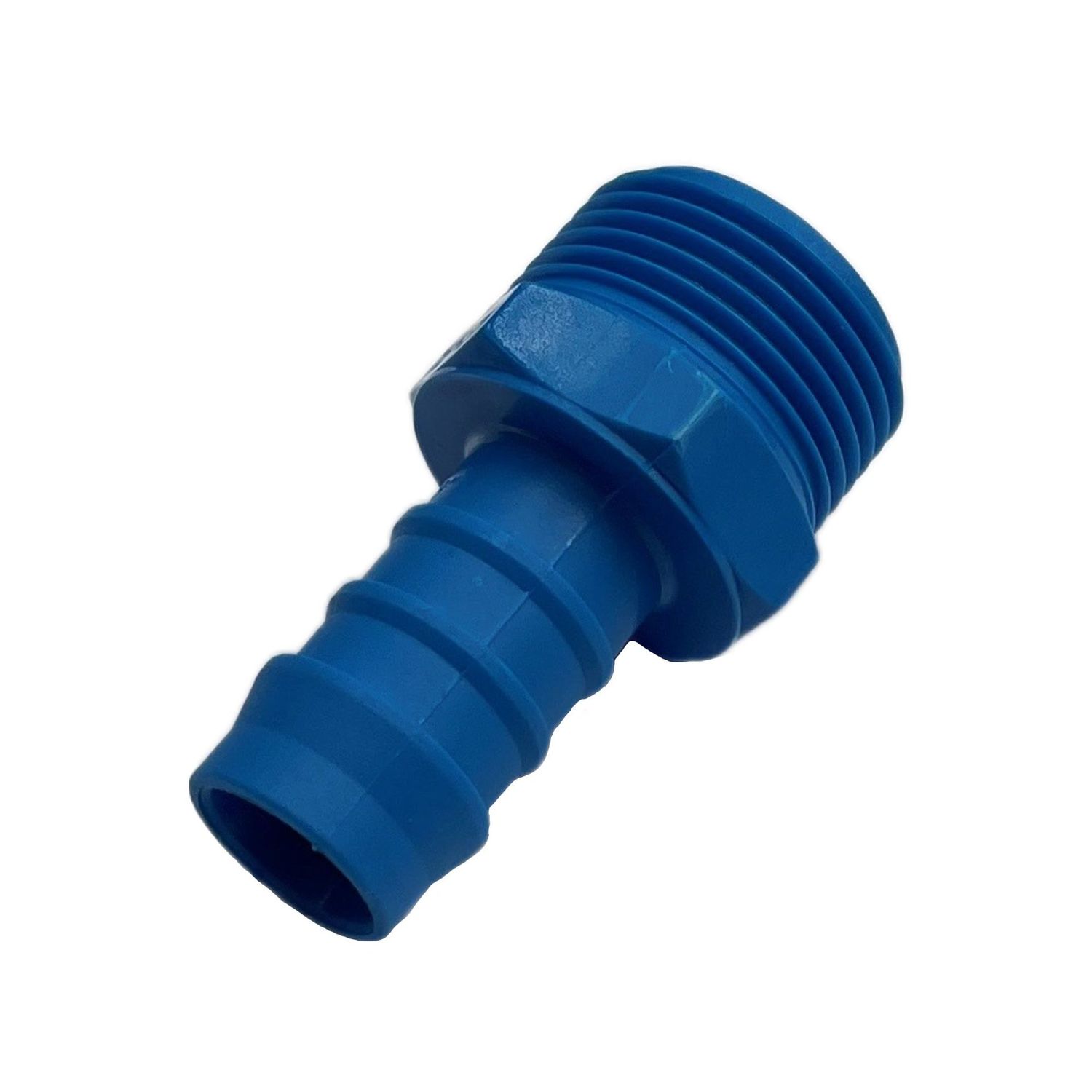 Nylon Plastic Male Tail Fitting 5/8" (15.9mm) Hose Tube End to 3/4" (26.4mm) Male BSP Thread