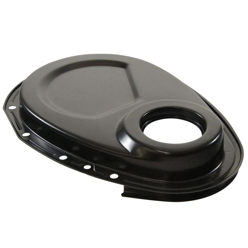 Timing Cover Chevrolet Small Block 283-305-327-350-400 Engines Black Steel