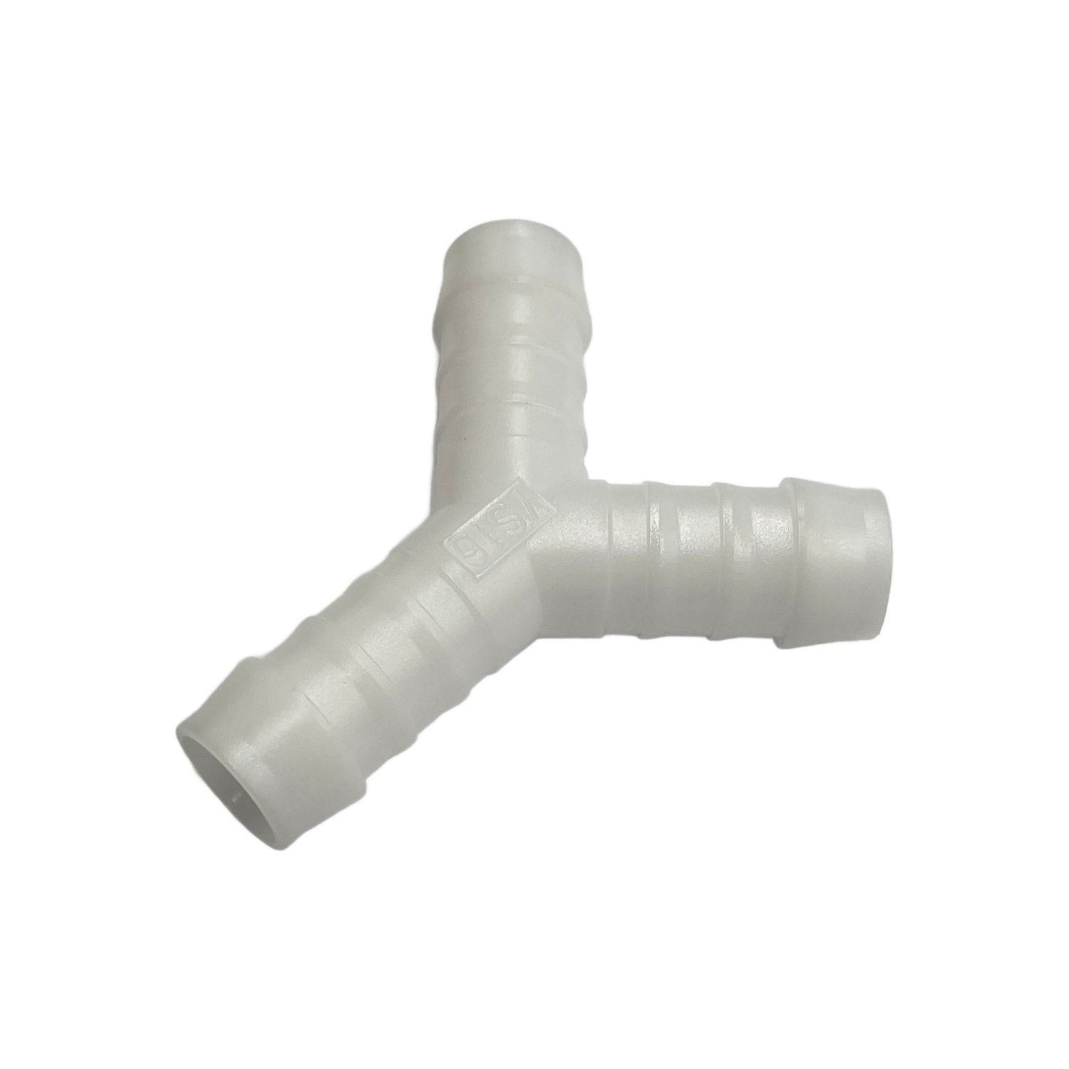 Nylon Plastic 3-Way Y Shape Tail Piece 5/8 Nylon Plastic 3-Way Y Shape Tail Piece 5/8" (15.9mm) Barbed Hose Tube Ends