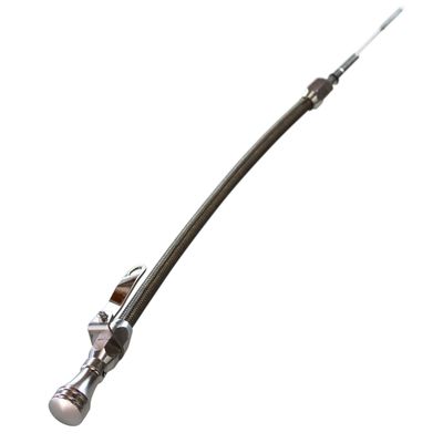 Engine Dipstick Tube Ford Chevrolet LS V8 1997 onwards Flexible Polished Braided