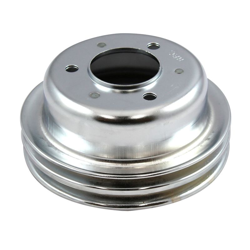 Pulley Crankshaft Double Groove Chromed Steel Ford Windsor 289 1964-67
