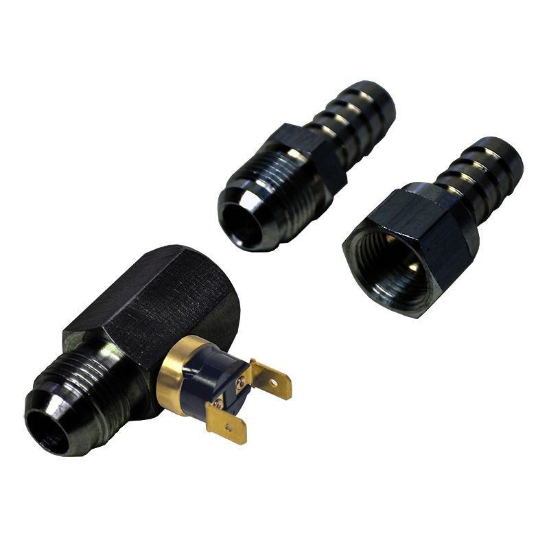 Derale 180'F In-Line Remote Cooler Fan Control Thermostat -8AN 15721