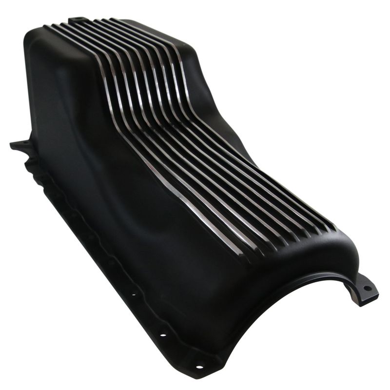 Oil Pan Sump Chevrolet Big Block 1991 on Gen 5/6 396-402-427-454 Black Alloy