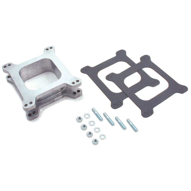 Carburettor Spacer Holley Squarebore Open Port 50mm 2 Carburettor Spacer Holley Squarebore Open Port 50mm 2" Thick