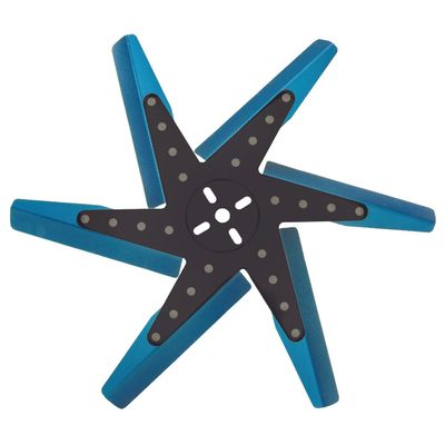 Derale High Performance Flex Fan 18 Inch Blue Blade Black Hub 19918