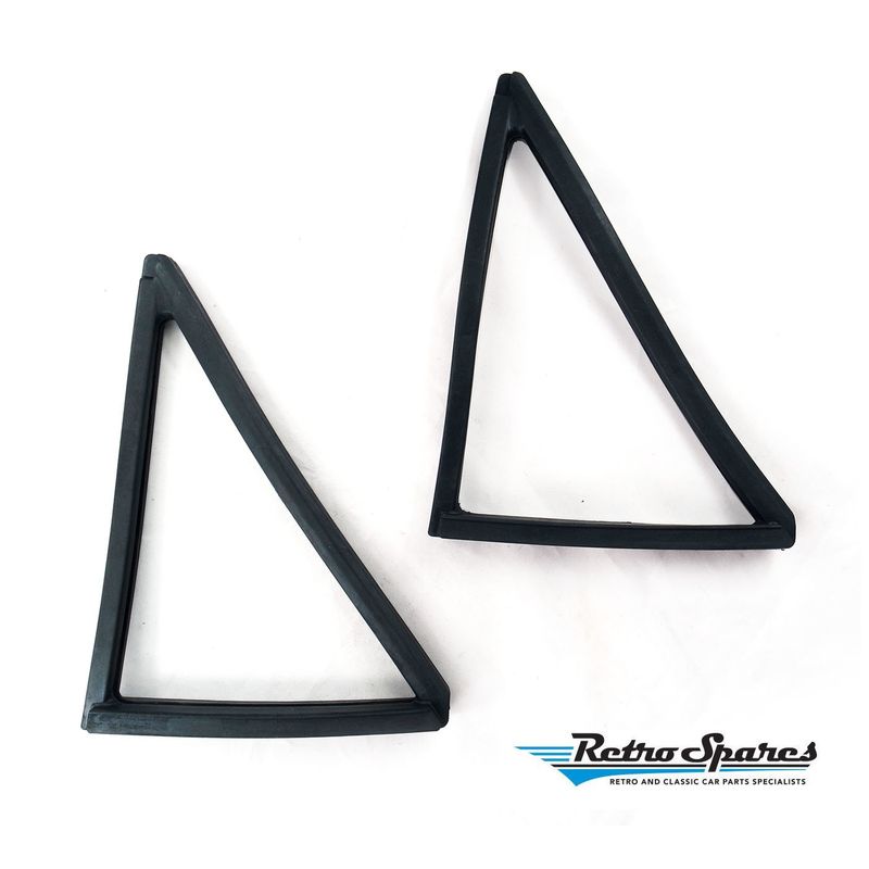 Pair of Rear Door Quarter 1/4 Glass Seals for FORD FALCON XR XT XW XY ZA ZB ZC ZD FAIRLANE
