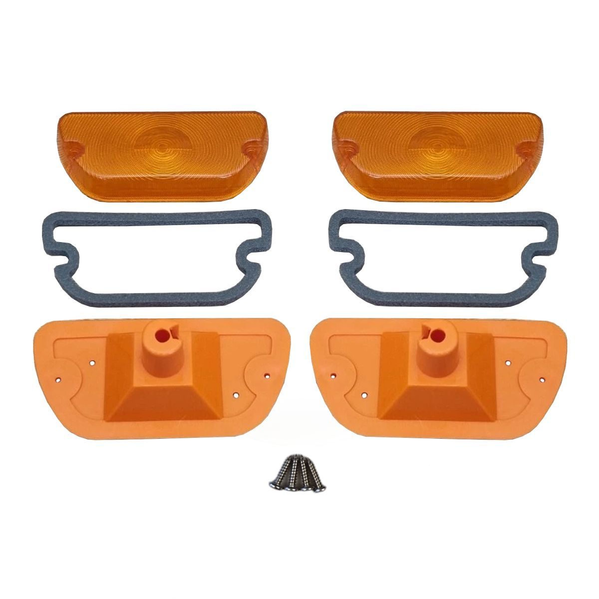Front Indicator Amber Light Lens Assembly and Gaskets for HOLDEN TORANA LH LX COUPE Front Indicator Amber Light Lens Assembly and Gaskets for HOLDEN TORANA LH LX COUPE
