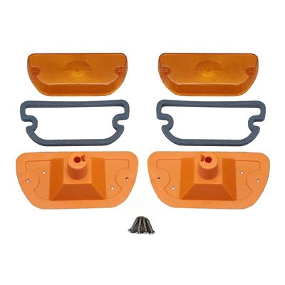 Front Indicator Amber Light Lens Assembly and Gaskets for HOLDEN TORANA LH LX COUPE Front Indicator Amber Light Lens Assembly and Gaskets for HOLDEN TORANA LH LX COUPE