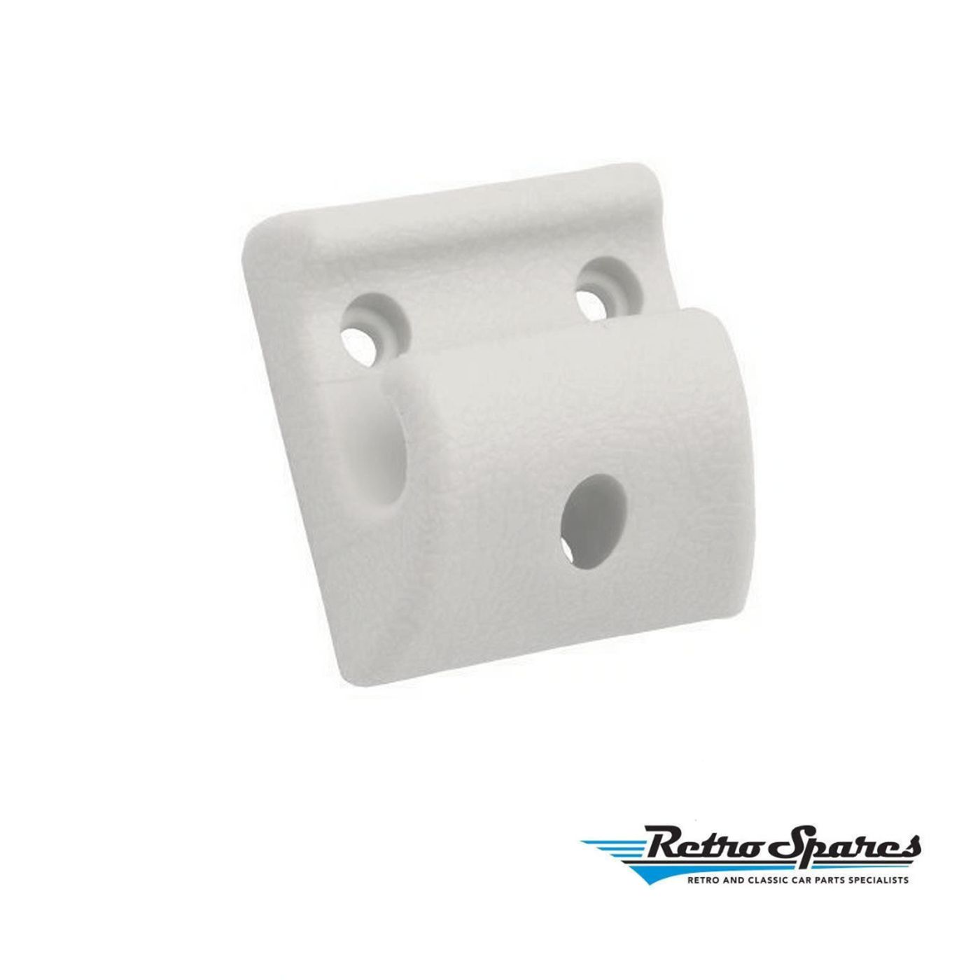 White Sunvisor Shade Bracket for FORD XA XB to 5/73