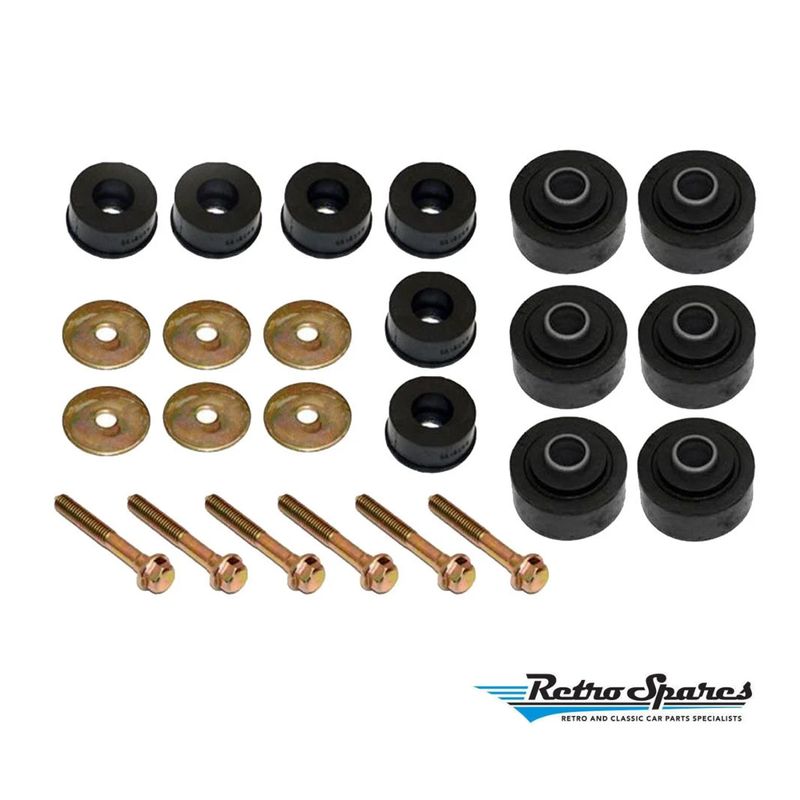 Body Mounting Rubbers & Bolts Kit for HOLDEN HQ HJ HX HZ WB 1 TONNER