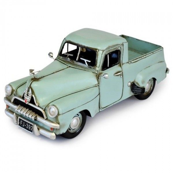 Automobilia Metal Collectable FJ Holden Ute Ornament - Blue