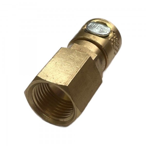 Brass Quick-Connect 310 Series Female Coupling Fitting 1/2 Brass Quick-Connect 310 Series Female Coupling Fitting 1/2" (18.6mm) Female BSP Thread
