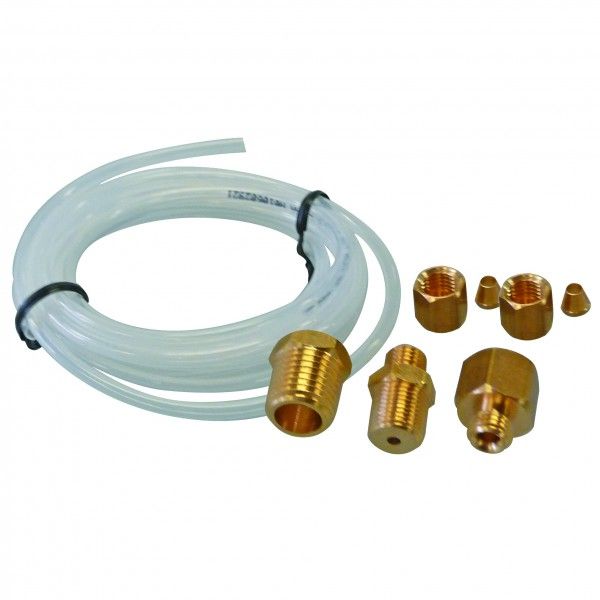 Oil Line Kit - Nylon Tube with Brass Fittings