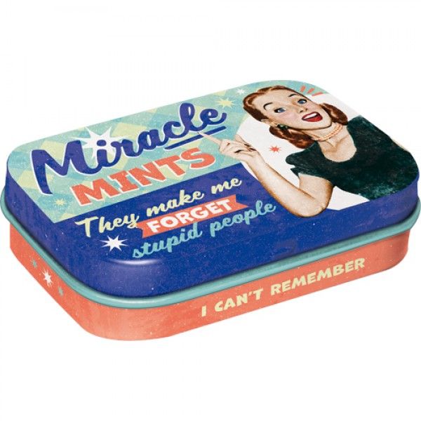 MintBox: Miracle Size:4x6 x1.6cm sugar free mints 34gm MintBox: Miracle Size:4x6 x1.6cm sugar free mints 34gm